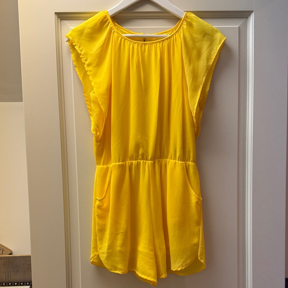 Copper Key Yellow Kids Romper